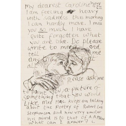 An Illustrated Letter from the Artist to Caroline Blackwood